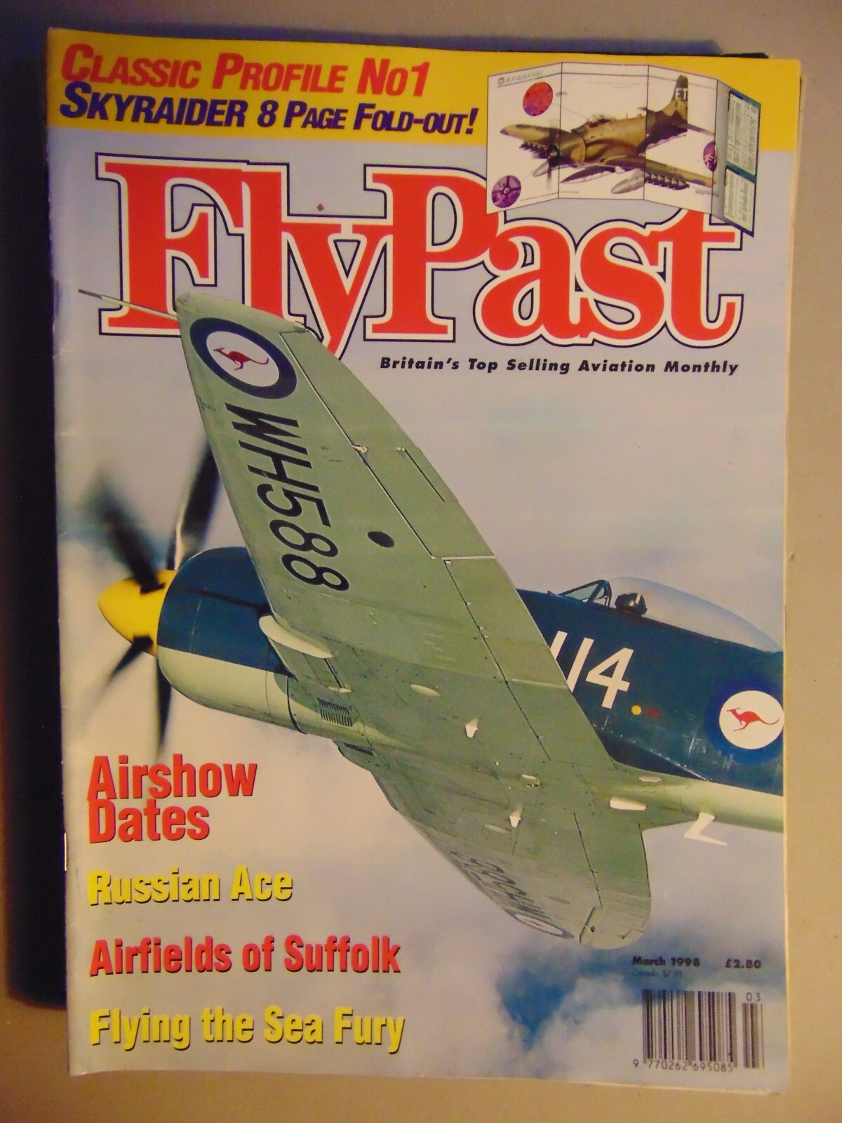 Flypast Magazine March 1998 Skyraider