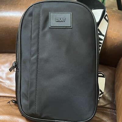 DKNY Liana Sport Medium Crossbody Bag Black New With Tag