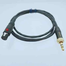 3.5mm 1/8" Locking Plug To TA3F Mini XLR 3Pin Cable For Microphone Transmitter