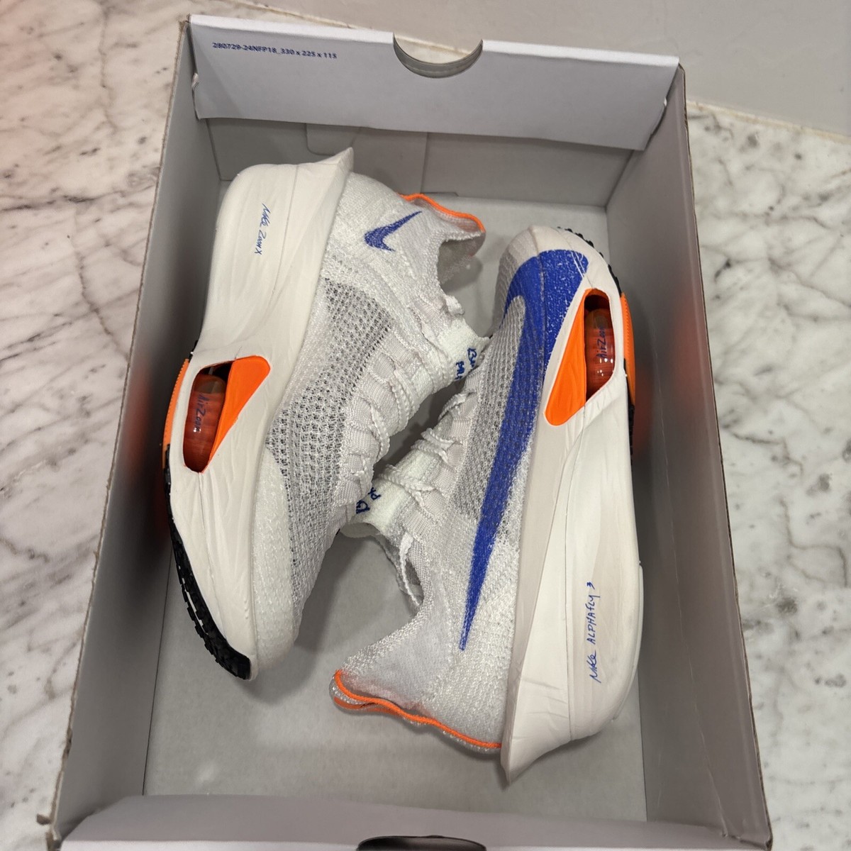 Size 7.5 - Nike Air Zoom Alphafly NEXT% 3 Blueprint Pack W for