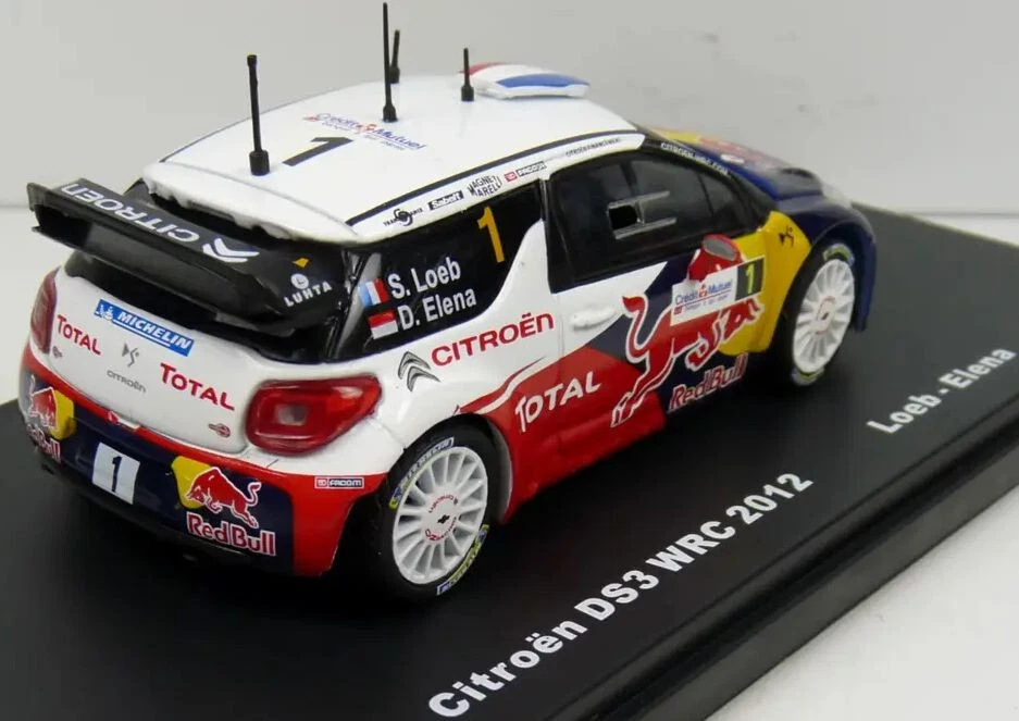 1:43 MAG PB11 Sébastien Loeb Citroen DS3 WRC #1 2012 - Immagine 2 di 4
