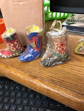 Cowboy Hats And Boots Christmas Ornaments