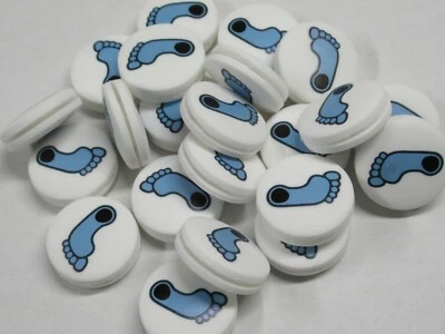 *NEW* LOT OF 2 "TARHEELS" MASCOT SILICONE VIBRATION DAMPENERS TENNIS RACQUETS