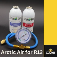 Envirosafe  Air Conditioning Support kit,  Oil & Arctic for R12 with gauge
