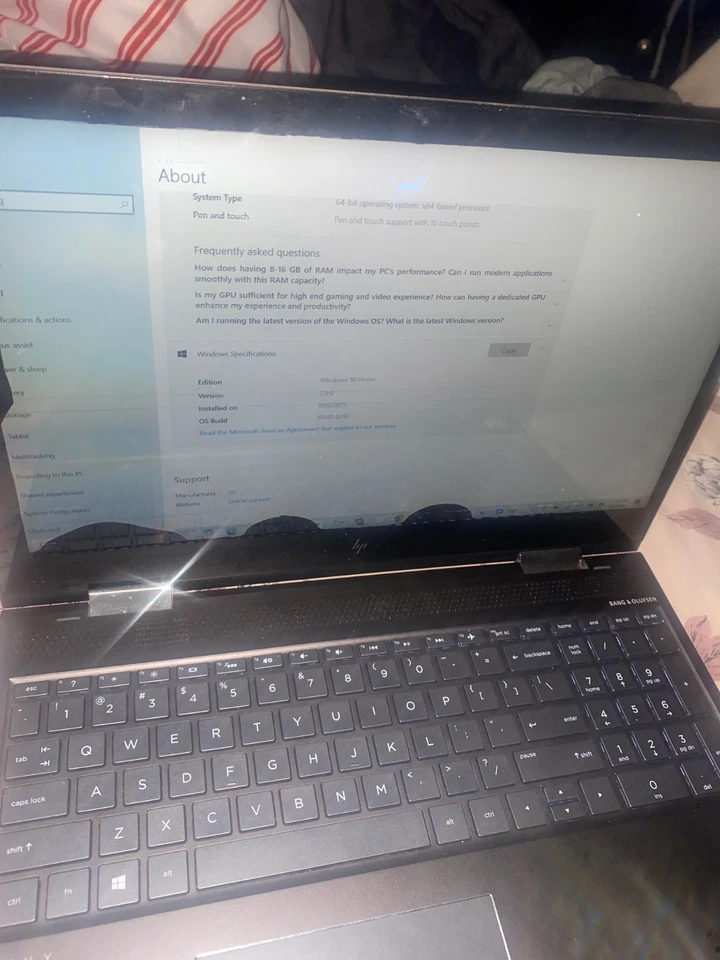 HP Envy X360 15M-BQ021DX-FB-R 15.6" AMD FX-9800P 2.7GHz 8GB RAM 1TB HDD... - Image 3 of 3