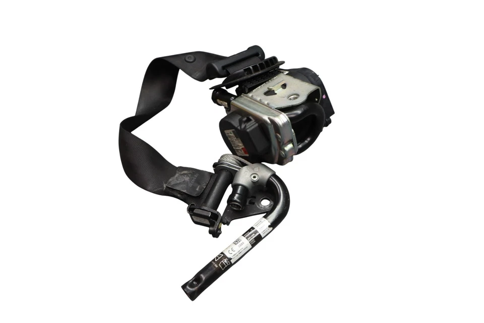 Cinturón de seguridad delantero izquierdo Jaguar X260 XE 17-19 retractor negro OEM Foto 4 de 4