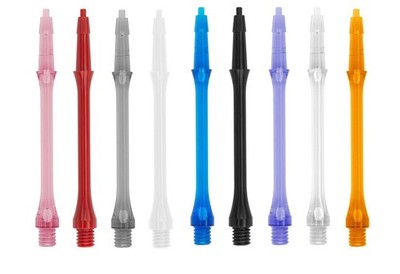 Harrows Clic Slim Dart Shafts 9 Farben, 3 Längen, Harrow Clic Shafts, Dartshafts