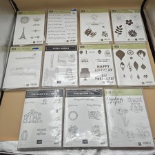 stampin up Lot Of 11, Flowers Animals, Butterflies Floral Bear Hugs Dog Whale