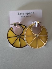 Kate Spade New York Earrings Lemon Slice  Whimsical Summer Earring Tutti Fruity 