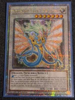 Yugioh Ancient Fairy Dragon RA01-EN030 Quarter Century Rare 1st Ed NM