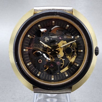 ◇CITIZEN オートマチック 25JEWELS スケルトン ジャンク CITIZEN AUTOMATIC skeleton【シチズン オートマチック