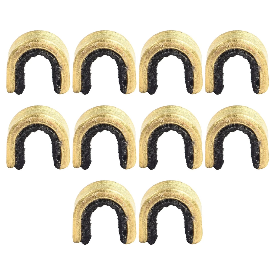Securely Clamped Brass String Nock Points for Recurve Bows Small Medium 5 Sets - Image 2 of 4