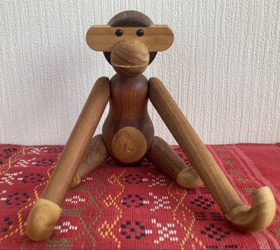 Kay Bojesen Monkey Denmark Vintage Wooden Collectible No Box Good