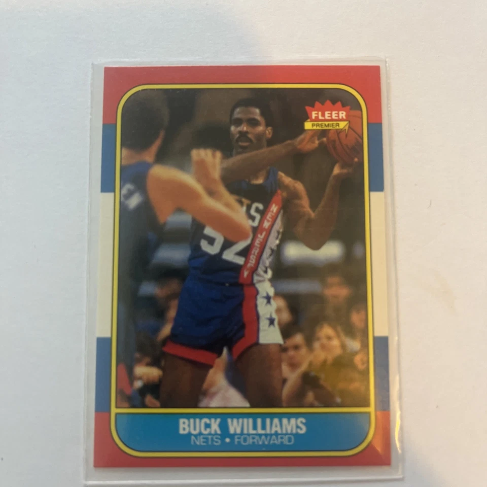 Fleer Set Break Buck Williams 1986-87 #123 *Redes* Como nuevo sin precio base Foto 3 de 4