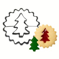 Zenker Ausstecher Linzer Mit Tannenbaum PläTzchenform