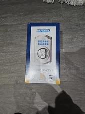 Schlage BE365VCAM619 Camelot Keypad Deadbolt - Satin Nickel