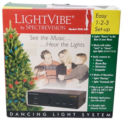 LightVibe by Spectre Vision Model EVK-301 Dancing Christmas Light System 