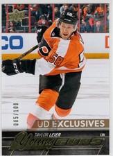 2015-16 Upper Deck Young Guns UD Exclusives /100 Taylor Leier #478 