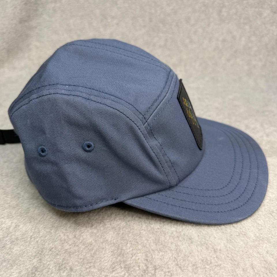 Smartwool Sombrero Gorra Correa Trasera Para Hombre Azul Vellón Forrado Logo Parche Exterior Informal Foto 3 de 4