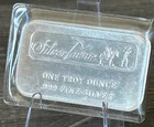 SILVER TOWNE MINT LOGO FINE SILVER ART BAR - ONE OUNCE .999 FINE SILVER