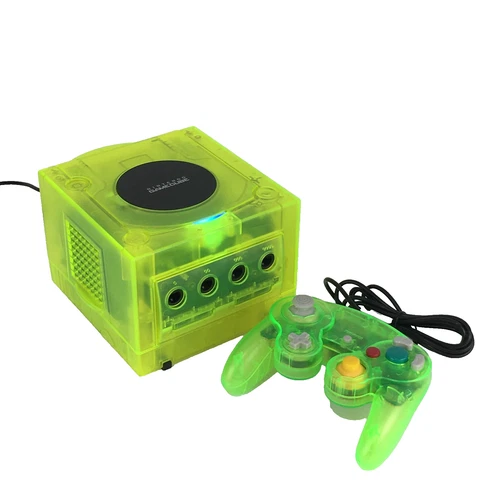 Nintendo GameCube Console - Custom Transparent Yellow - Full Setup - Unique NGC - Picture 1 of 8