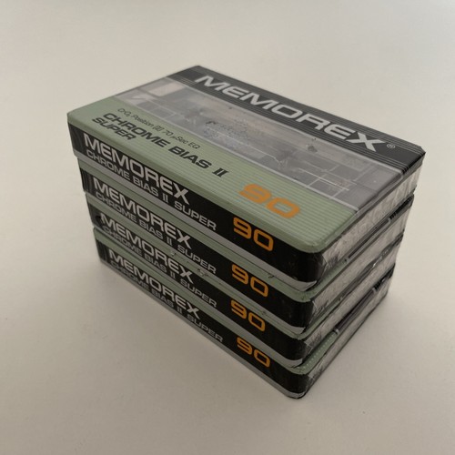Memorex Chrome Bias II Super 90 1985 Type 2 Blank Cassette New & Sealed - Picture 5 of 20