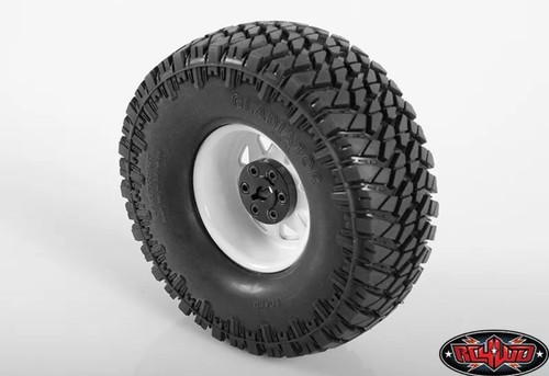 RC4WD 6 tacos vagón 1,9" acero estampado Beadlock rueda (4) - Imagen 2 de 3