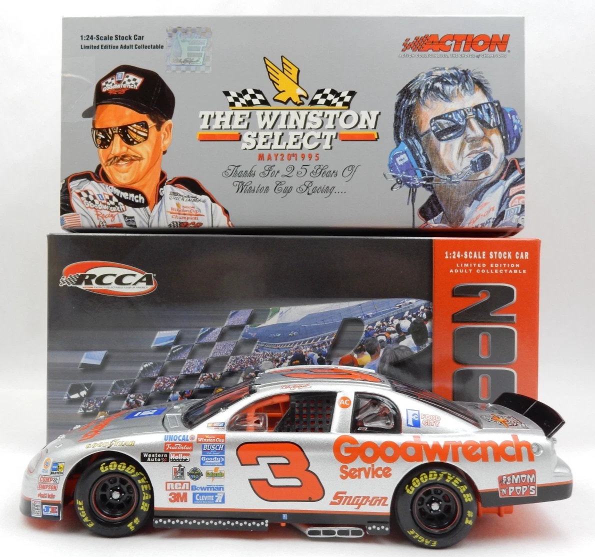 Dale Earnhardt Silver 1:24 Diecast Racing Cars for sale | eBay