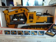 Selten Dickie Cat Bagger Caterpillar Fernsteuerung mit Kabel Vintage 1988