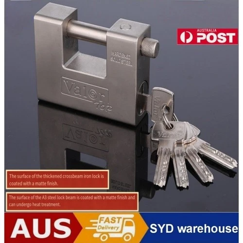 90mm High Security Padlock Shipping Container Monoblock Trailer Pad Lock Box