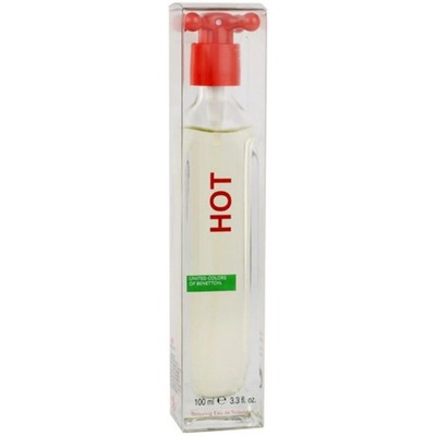 HOT by United Colors of Benetton for women EDT 3.3 / 3.4 oz New in Box