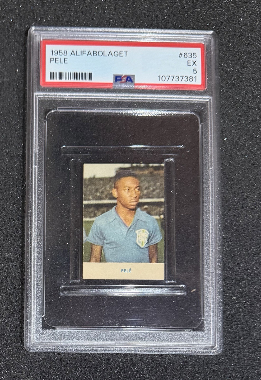1958 Alifabolaget - #635 Pele - PSA 5 (Fresh Grade)