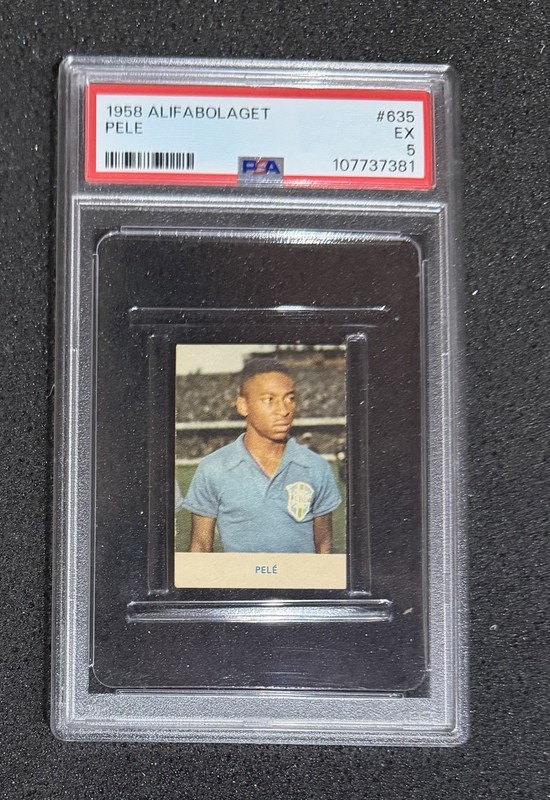 1958 Alifabolaget - #635 Pele - PSA 5 (Fresh Grade)