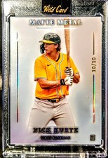 2026 Wild Card Matte Metal - Nick Kurtz - 10/10 - ROY