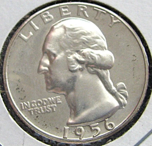 1956 P  Washington Quarter  - Proof - DCAM #RB129