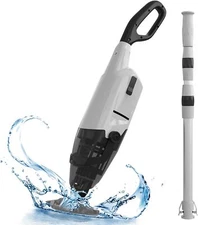 Cordless Rechargeable Pool Vacuum Handheld Pool Cleaner for Above Ground Pool