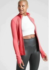 Athleta Shanti Jacket in POWERVITA , CORAL PETAL SIZE XXS