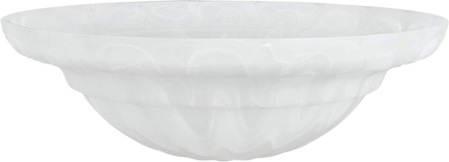23091-01A Alabaster Transitional Style Torchiere Glass Shade, 1-5/8" Fitter Size - Picture 1 of 8