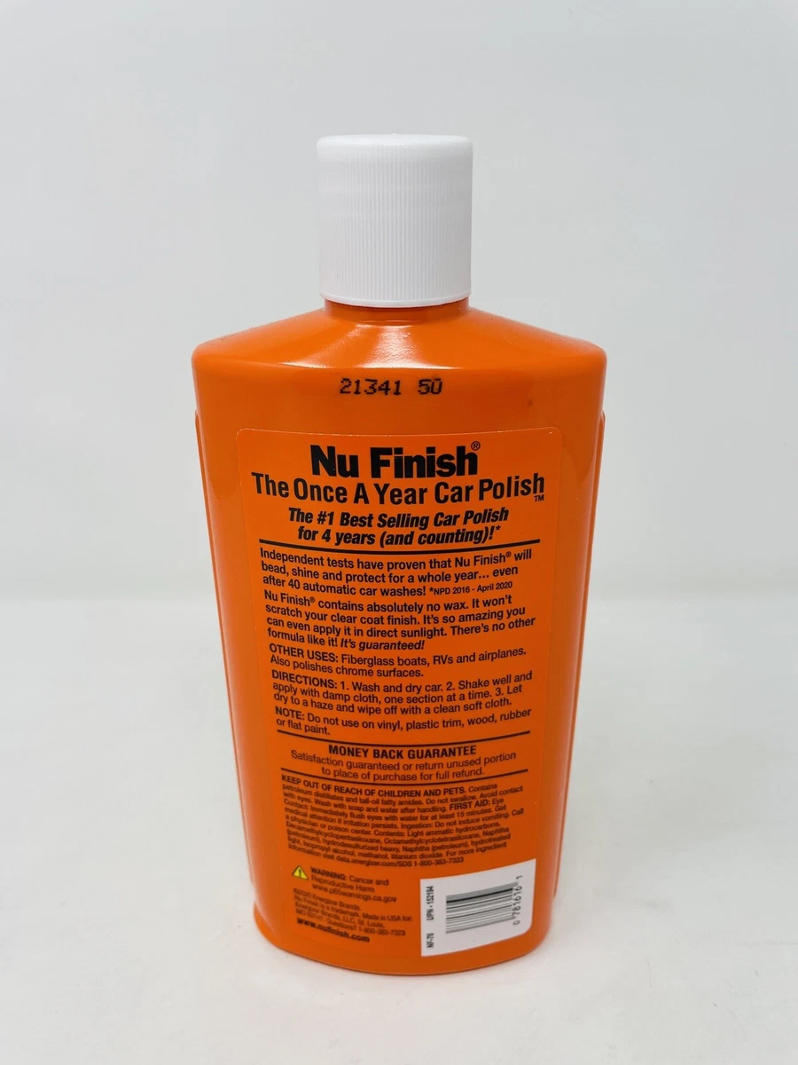 Nu Finish Car Polish The Once A Year 16 fl oz Nu Finish