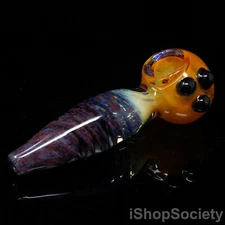 4" Spiral Corkscrew Helix Tobacco Smoking Pipe Thick Collectible Pipes - P482C