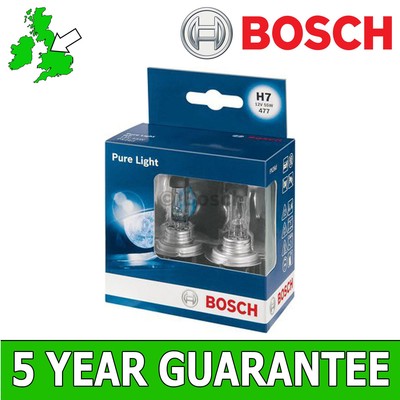 Bosch Pure Light Bulb 499 H7 12v 55w Px26d X2 1987301406 Ebay