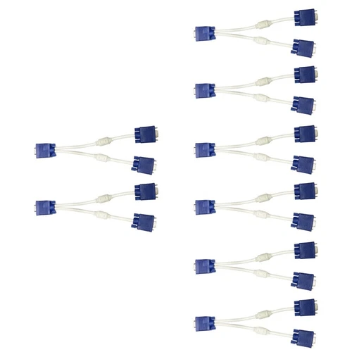  Set of 4 VGA -Videokabel Monitor-Splitter Video-Splitter-Adapterkabel