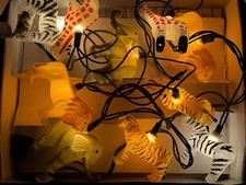 Enchanted Forest 10 Light Jungle Animals Set String Light