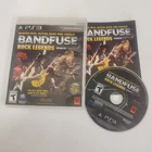 Sony Playstation 3 PS3 BandFuse Rock Legends Play a Real Guitar! Game, Manual