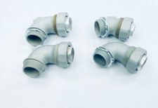 LOT OF 4 UNUSED APPLETON 1-1/2ST LIQUID TIGHT 90  ELBOW 1-1/2"