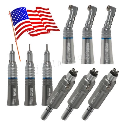 SEASKY NSK Style Dental Slow Low Speed Handpiece Straight Contra Angle Air Motor 4/2H