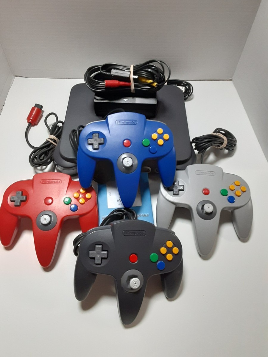 Nintendo 64 Consoles Region Free With 1 2 3 4 Controllers