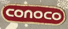 OILFIELD COLLECTIBLE PATCH CONOCO 4" X 1 1/4"