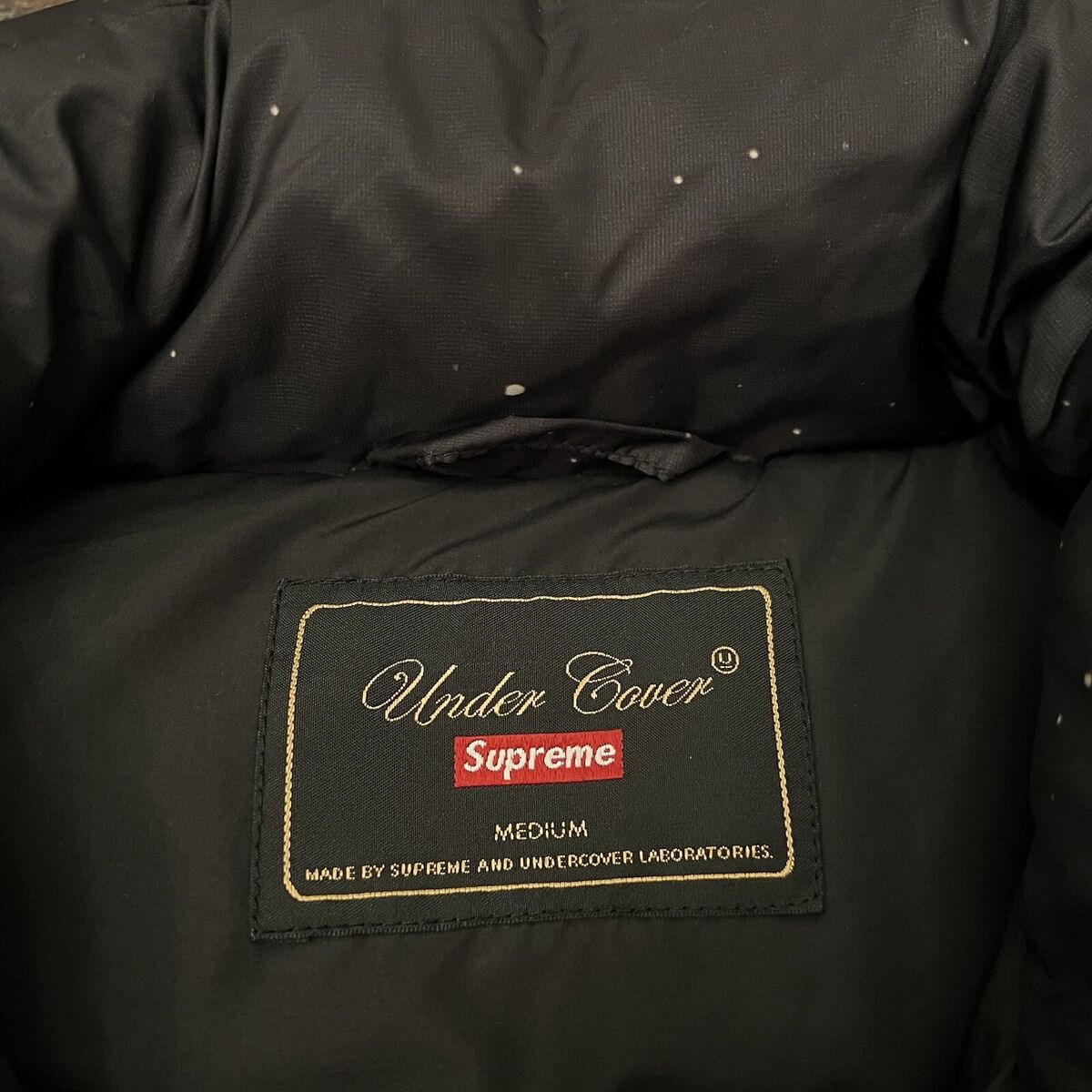Supreme UNDERCOVER Public Enemy Down Puffer Jacket Size Supreme UNDERCOVER Public Enemy Down Puffer Jacket Size