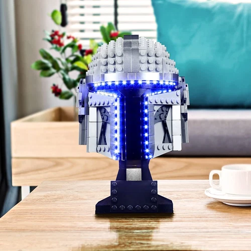 LED Licht Kit für Lego 75328 The Mandalorianer Helm Beleuchtungs Lichter - Bild 4 von 19